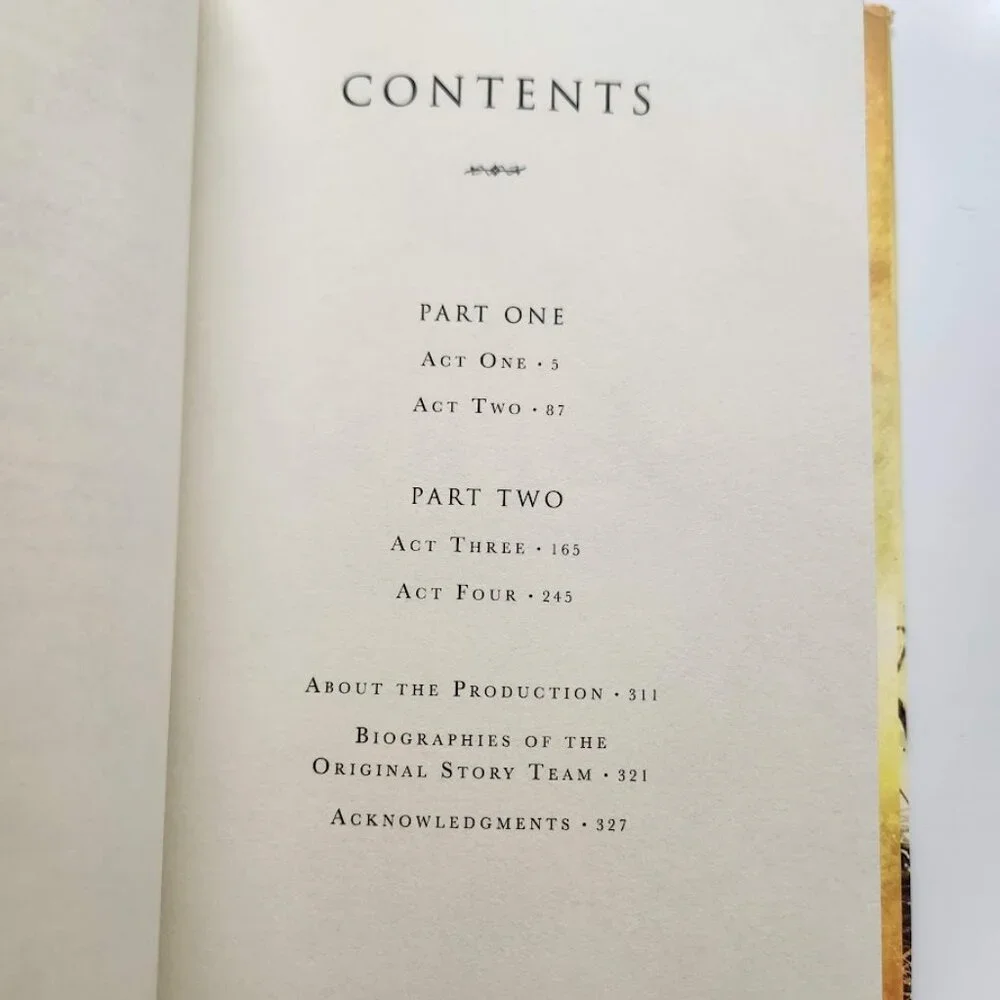 Harry Potter and the Cursed Child Parts 1 & 2 Book Special Rehearsal Edition Scr